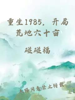 重生1985,开局荒地六十亩